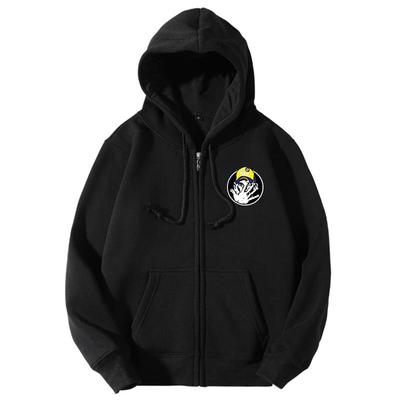 加绒外套拉链开衫卫衣