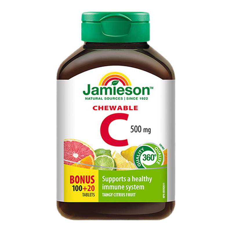 jamieson添加剂维生素c咀嚼片