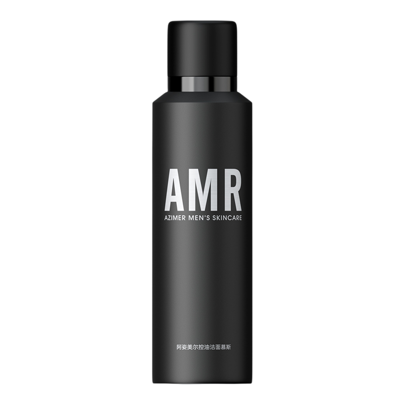 AMR阿姿美尔控油洁面慕斯100g泡沫清洁男士深层洗面奶清爽洁面乳