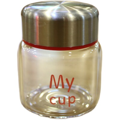 玻璃杯韩国创意带盖小巧可爱