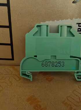 议价魏德米勒 接线端子 SAKPE 4 导轨式接地端子 螺钉接线1124450