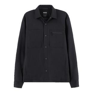 ZEGNA杰尼亚 男士羊毛薄款夹棉衬衫式外套 UGV01A2 SOTM2