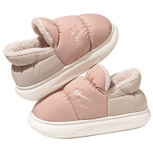 回力棉拖鞋女包跟冬季加绒加厚保暖2025新款防滑防水棉鞋女士外穿