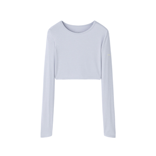 Dodopoli 女童舞蹈体操长袖T恤26春季新款短款针织训练服运动上衣