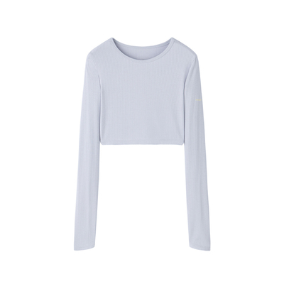 女童舞蹈体操长袖针织T恤