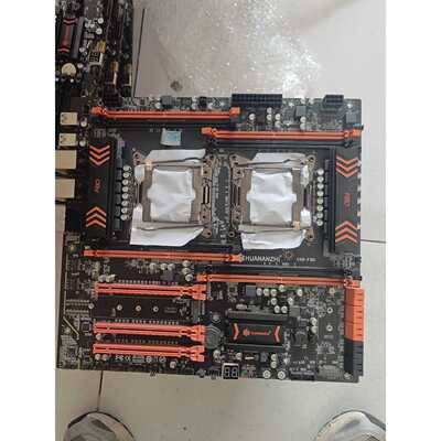 溢价-华南X99-F8D主板，品，成色还可以，有点使用痕迹，功