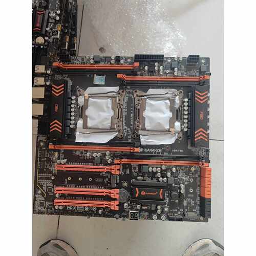溢价-华南X99-F8D主板，品，成色还可以，有点使用痕迹，功