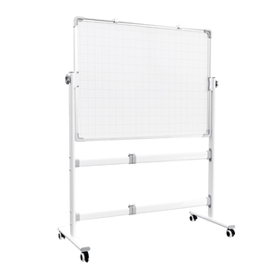 白板写字板支架式可擦移动磁性书写家用教学办公会议立式带轮子车间看板小黑板磁吸双面画板留言板直播记事板