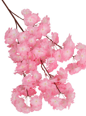 仿真樱花枝装饰吊顶塑料假花藤条