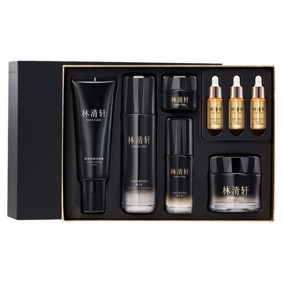 【立即抢购】林清轩凝时抗皱修护礼盒凝时精华水霜眼霜洁面套装