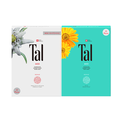 瑞士tal雪绒花手膜足膜嫩滑手足