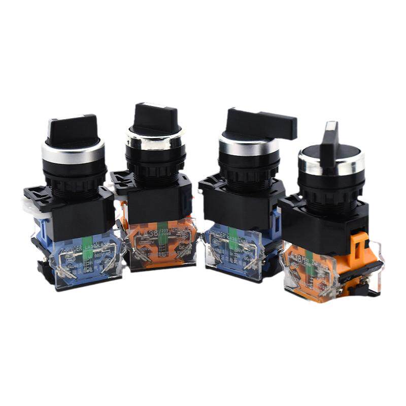 22mm瑞沃尔LA38-11X2 20X3两档三挡二位旋转选择转换按钮开关