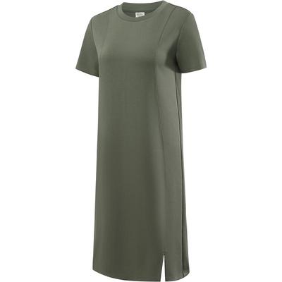 本来BENLAI女士云感柔短袖连衣裙25秋季新款空气层T恤裙BNM750002