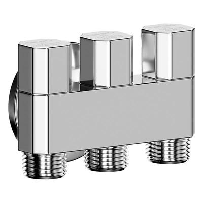 潜水艇全铜一进三出大流量三角阀