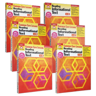 Evan-Moor Reading Informational Text TE 阅读课堂系列 科普文章精读 美国加州教辅 evanmoor 一年级到六年级 原版进口