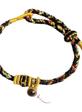 杭州流通处八大守护手绳神太岁红绳五彩绳生肖文殊彩色男女蛇手链