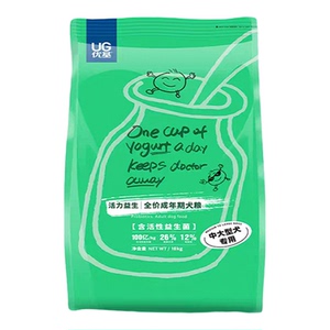 优基益生菌中大型成犬狗粮调肠胃