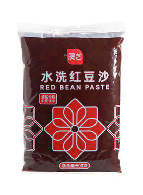 展艺水洗红豆沙馅蛋黄酥原料500g