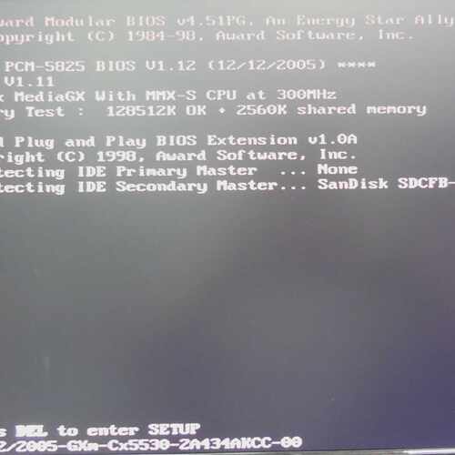 Advantech 9696582514 PCM-5825F with CPU 300MHz TESTED