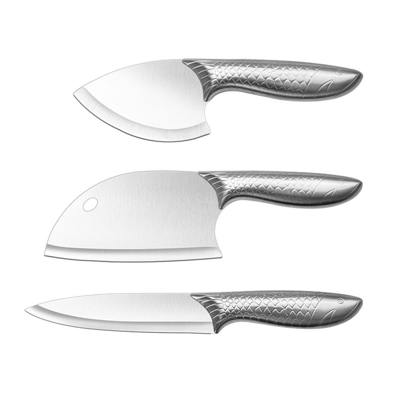 菜刀家用切片刀厨房水果刀锋利切瓜果切肉切菜全钢不锈钢套装组合