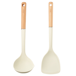 爱仕达硅胶锅铲家用不粘锅专用厨具食品级耐高温炒菜铲子汤勺漏勺