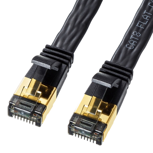 日本SANWA扁平网线8类电脑宽带路由器连接线千兆高速稳定家用办公