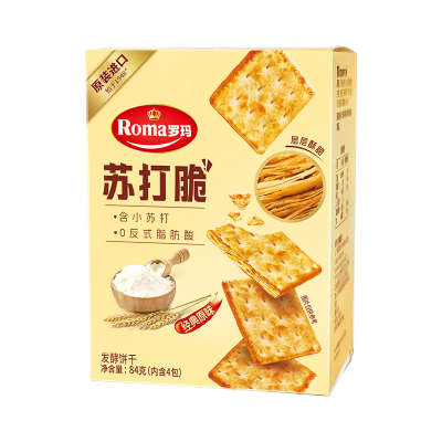 印尼原装进口罗玛苏打脆饼干