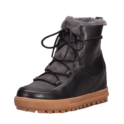 AIGLE艾高加绒防滑增高雪地靴女