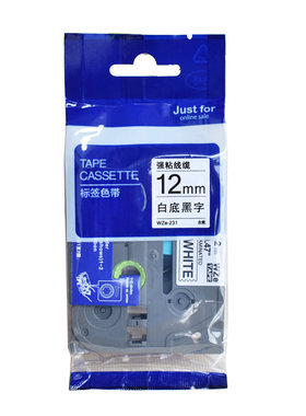 tape防水12mm9标签机色带WZe-631