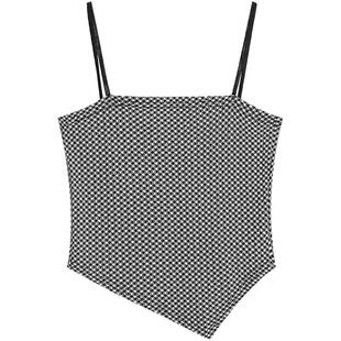 肚兜丝巾三角巾吊带背心女夏外穿冰丝抹胸内搭度假一字肩短款上衣