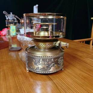 空气灯煤油灯茶灯玻璃罩 煮茶炉活火茶灯灯罩加厚耐热挡风玻璃罩