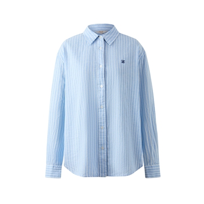 ELAND翻领通勤条纹衬衫