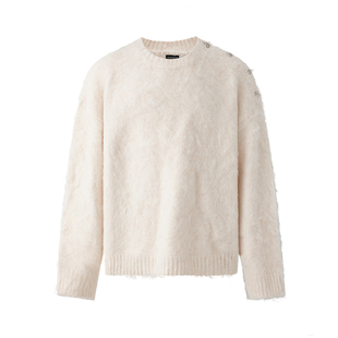 MRCYC设计感软糯套头毛衣男冬季宽松保暖针织衫韩系通勤慵懒穿搭