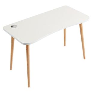 林氏家居简约现代办公电脑桌实木脚书桌简易学习桌子林氏木业JV2V