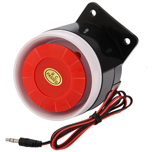 报警器高音小警笛120高分贝220V12V24V工业安全安防提醒警示警号