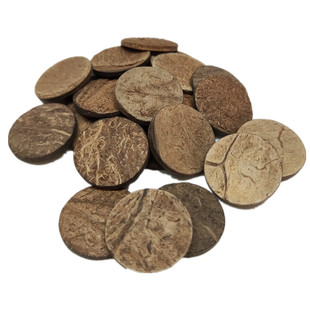 椰壳圆片 造景素材 草缸莫斯树骨架造景制作印尼树树冠巴西树