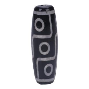 黑玛瑙三眼九眼天珠 天珠手链吊坠手工DIY散珠串珠天然西藏老天珠