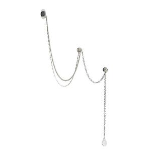 THEYKNOWsignet天然水晶耳环胸针链设计感高级小原创众七夕礼物