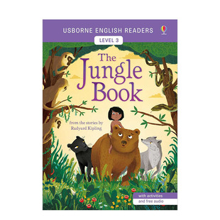 【预售】【LV3】The Jungle Book奇幻森林 英文原版儿童故事分阶阅读 Usborne【善优童书】