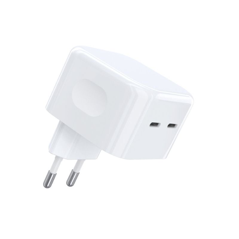20W 35W 60W编织线拆机配件港版英规三脚充电头适用苹果手机/iPad/MacBook 笔记本电脑原装英规插脚转换器