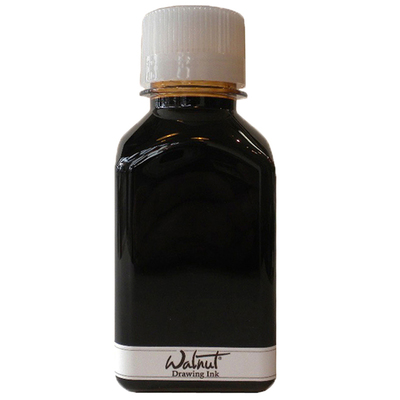 胡桃木色颜料墨水暖棕色绘画水彩