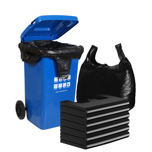 大垃圾袋大号加厚商用家用黑色手提式30升背心户外大垃圾桶塑料袋