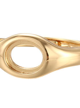 鑫泓泰女纯铜材质ins风戒指空托