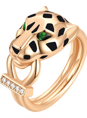 GXIAOXIAO气质高级豹子戒指