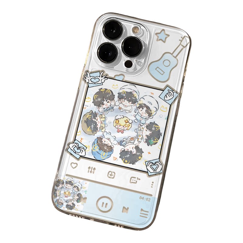 红米K90TNT时代少年团全员米爆娃iPhone13苹果14创意17p透明软12ProMax小众红米NOTE15适用16PLUS手机壳ins风