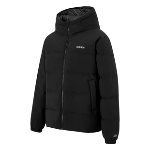adidas阿迪达斯羽绒服男款鸭绒连帽防风夹克休闲保暖外套KC2156