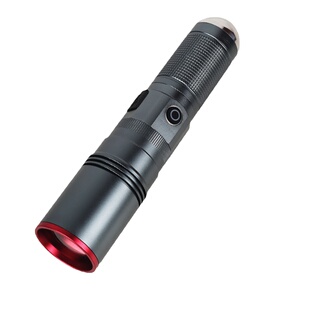 磁吸袖真夜钓灯口袋镭射炮夜钓灯超轻氙气灯蓝光灯钓鱼灯垂钓灯