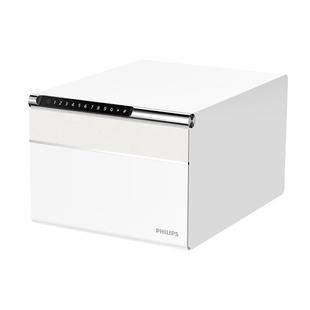 飞利浦Philips102抽屉式保险柜家用小型2026新款指纹密码钥匙带暗格贵重物品收纳盒办公室文件报警防盗保险箱