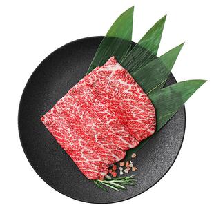 澳洲m7纯血和牛羽下肉翼板肉上脑边烤肉片原切牛肉片烤肉食材