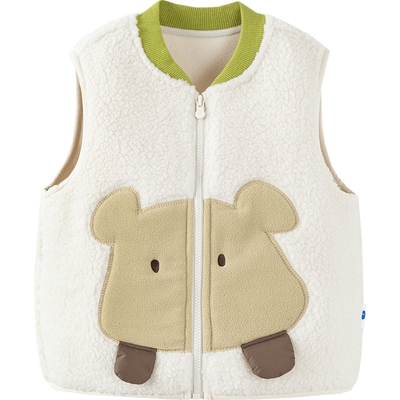 保暖发热毛绒背心迷你巴拉巴拉